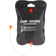 KLIMBER - Ducha Solar Con Termómetro Textil 20 Litros