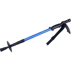 KLIMBER - Bastón Trekking Plegable Aluminio Azul