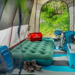 KLIMBER - Saco Dormir Momia Textil Kamet Naranja