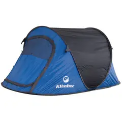 KLIMBER - Carpa Para Camping 2 Personas Nylon Pop Up Azul
