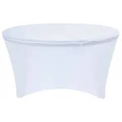 KLIMBER - Forro Mesa Rectangular de Poliéster Blanco 183 x 76 cm
