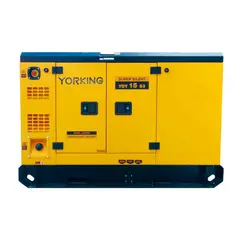 YORKING - Planta Eléctrica Cabinada 16 Kva Trifásica, Diesel 1800 Rpm Tablero Digital