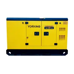 YORKING - Planta Eléctrica Cabinada 24 Kva Trifásica, Diesel 1800 Rpm Tablero Digital