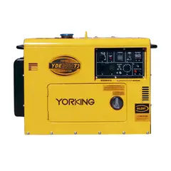 YORKING - Planta Eléctrica Cabinada 8,2 Kva Trifásica, Diesel 3600 Rpm Tablero Análogo
