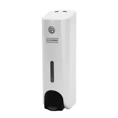 BOCCHERINI - Dispensador de Jabón Líquido 23cm Alto x 8cm Ancho Blanco