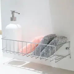 REJIPLAS - Canasta de Pared 1 Nivel 32x13x7.5 cm Cromado