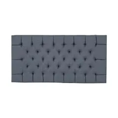 MUEBLES JUVENTUD - Cabecero Tapizado para Cama Doble 140 Tela Gris