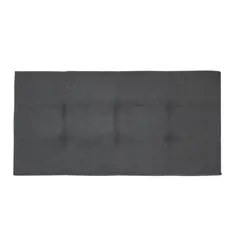 MUEBLES JUVENTUD - Cabecero Tapizado para Cama Semidoble 120 Tela Gris