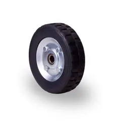 RODAMEX - Rueda Diablo De Hule De 6 Pulg Con Rhin Doble Balero 17mm