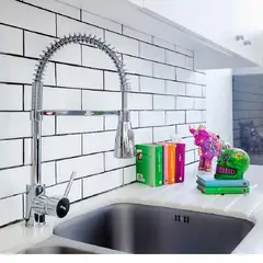 STRETTO - Grifería Para Lavaplatos Monocontrol Sibel Cromo