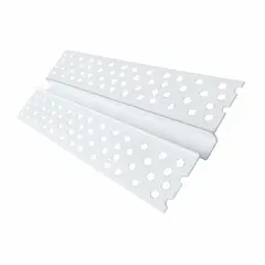 UNIPERFILES - Junta de Control Estria U de 8 mm x 10 mm Blanco x 3,05 Mts x 100 Unidades