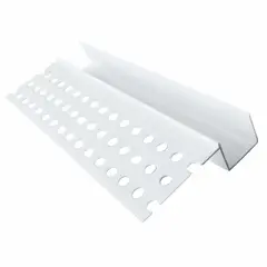 UNIPERFILES - Gotero 10 x 11 mm Blanco x 3,05 Mts x 50 Unidades