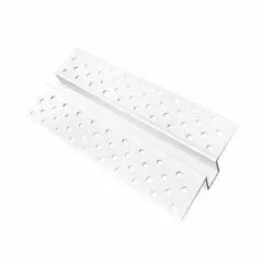 UNIPERFILES - Junta de Control Estria U11 mm x 20 mm Blanco x 2,44 Mts x 50 Unidades