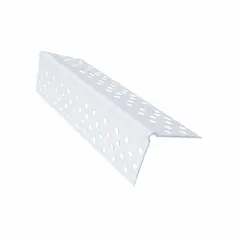 UNIPERFILES - Angulo Esquinero Protector de 90° Blanco x 2,44 Mts x 100 Unidades