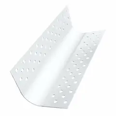 UNIPERFILES - Esquinero Redondo Interno Blanco x 2,44 Mts x 50 Unidades