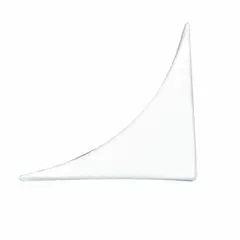 UNIPERFILES - Accesorio Tapa Media Caña 90 mm Blanco x 20 Unidades