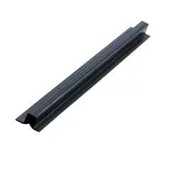 UNIPERFILES - Junta Expansion y Contraccion para Porcelanato 12 mm Negro x 100 Unidades