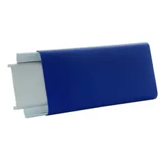 UNIPERFILES - Perfil Guarda Camilla PVC 15 Cms Azul Rey x 4 Unidades