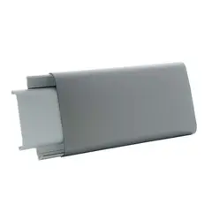 UNIPERFILES - Perfil Guarda Camilla PVC 15 Cms Gris Plata x 4 Unidades