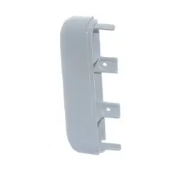 UNIPERFILES - Accesorio Puntera Remate Guarda Camilla 15 Cms Blanco x 4 Unidades