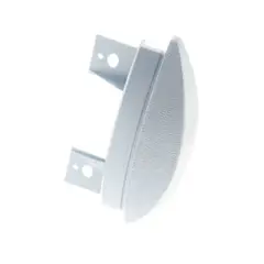 UNIPERFILES - Accesorio Puntera Remate Guarda Camilla Media Luna 12 Cms Blanco x 16 Unidades