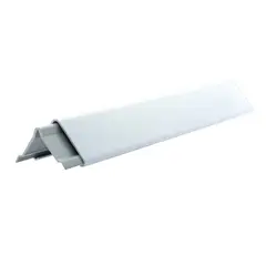 UNIPERFILES - Esquinero Amortiguador 4x4 Cms x 2 Mts Blanco x 20 Unidades