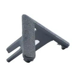 UNIPERFILES - Accesorio Puntera Esquinera 4x4 cm Gris Plata x 40 Unidades