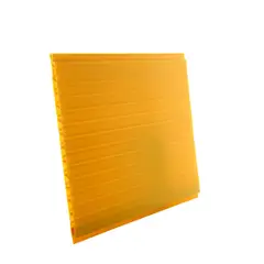 UNIPERFILES - Cielo Raso PVC 10 mm x 3 Mts Madera Claro x 15 Unidades