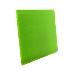 UNIPERFILES - Cielo Raso PVC 10 mm x 4 Mts Verde Manzana x 15 Unidades