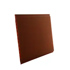 UNIPERFILES - Cielo Raso PVC 10 mm x 5 Mts Cerezo x 15 Unidades