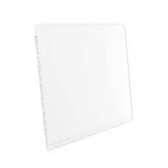 UNIPERFILES - Cielo Raso PVC 10 mm x 6 Mts Blanco x 15 Unidades
