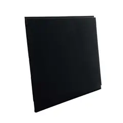 UNIPERFILES - Cielo Raso PVC 10 mm x 6 Mts Negro x 15 Unidades