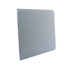 UNIPERFILES - Cielo Raso PVC 10 mm x 6 Mts Gris Claro x 15 Unidades