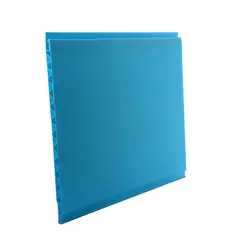 UNIPERFILES - Cielo Raso PVC 10 mm x 6 Mts Azul Pastel x 15 Unidades