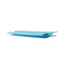 UNIPERFILES - Perfil Union Angular PVC 10 mm x 3 Mts Azul Pastel x 50 Unidades