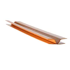 UNIPERFILES - Perfil Union Angular PVC 10 mm x 4 Mts Madera Claro x 50 Unidades