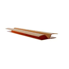 UNIPERFILES - Perfil Union Angular PVC 10 mm x 5 Mts Cerezo x 50 Unidades
