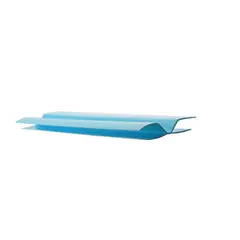 UNIPERFILES - Perfil Union Angular PVC 10 mm x 6 Mts Azul Pastel x 50 Unidades