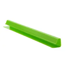 UNIPERFILES - Perfil Terminal U en PVC 10 mm x 3 Mts Verde Manzana x 50 Unidades