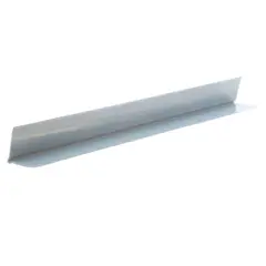 UNIPERFILES - Angulo Esquinero Protecto 90° Liso 25x25 mm xx 2,44 Mts Gris x 100 Unidades
