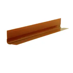 UNIPERFILES - Esquinero Protector Redondo Externo Liso 23x23 mm x2,44 Mts Cerezo x 50 Unidades