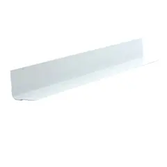 UNIPERFILES - Esquinero Protector Redondo Externo Liso 23x23 mm x3,05 Mts Blanco x 50 Unidades