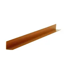 UNIPERFILES - Angulo Esquinero Liso 20x20 mm x 2,44 Mts Cerezo x 100 Unidades