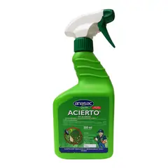 ACIERTO - Insecticida Líquido Plaga Jardín Listo Para Usar 500ml