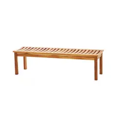 MULTIPACK - Banca Para Jardín Mara Teca 120X42X43 Cm