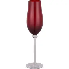 JUST HOME COLLECTION - Copa Champan Roja 5X5X26.5 Cm