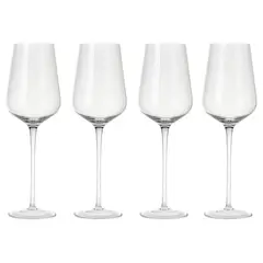 JUST HOME COLLECTION - Copa Vino Tinto Transparente X4 Unidades