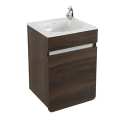 CORONA - Mueble Aluvia Elevado Nogal 40X35cm con Lavamanos