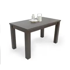 HOGAR VENECIA - Mesa para Comedor Mérida 6 Puestos 78X138X80Cm Wengue
