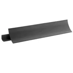 UNIPERFILES - Media Caña 60 mm Coextruido Gris 3 Mts x 20 Unidades